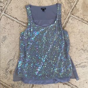 Express sequined top